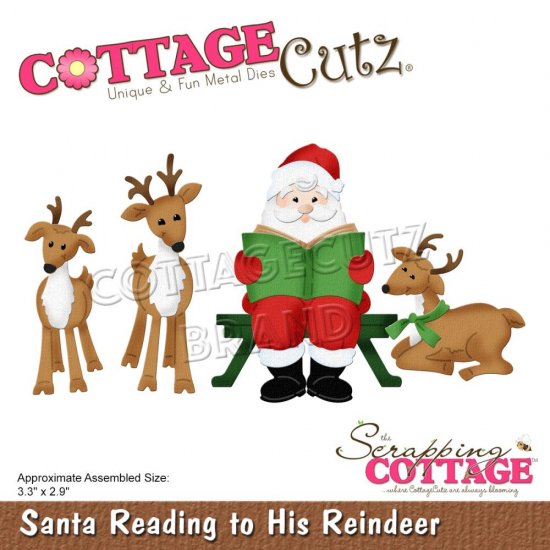 CottageCutz Dies (Santa Reading To His Reindeer 3.3