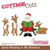 <img class='new_mark_img1' src='https://img.shop-pro.jp/img/new/icons20.gif' style='border:none;display:inline;margin:0px;padding:0px;width:auto;' />CottageCutz Dies (Santa Reading To His Reindeer 3.3