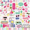 <img class='new_mark_img1' src='https://img.shop-pro.jp/img/new/icons13.gif' style='border:none;display:inline;margin:0px;padding:0px;width:auto;' />Echo Park Paper Best Summer Ever Cardstock Stickers 12インチ (Elements)