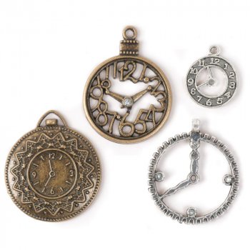 <img class='new_mark_img1' src='https://img.shop-pro.jp/img/new/icons20.gif' style='border:none;display:inline;margin:0px;padding:0px;width:auto;' />Solid Oak Steampunk Metal Accents 4ԡ (Clock1)