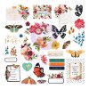<img class='new_mark_img1' src='https://img.shop-pro.jp/img/new/icons13.gif' style='border:none;display:inline;margin:0px;padding:0px;width:auto;' />Prima Marketing Painted Floral カードストックエフェメラ 33ピース