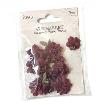 <img class='new_mark_img1' src='https://img.shop-pro.jp/img/new/icons20.gif' style='border:none;display:inline;margin:0px;padding:0px;width:auto;' />49 And Market Florets Paper Flowers (Plum)