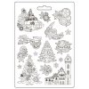 ͽʡ Stamperia եȥޥ⡼ A4 (Gear Up For Christmas Trees And Elements)
