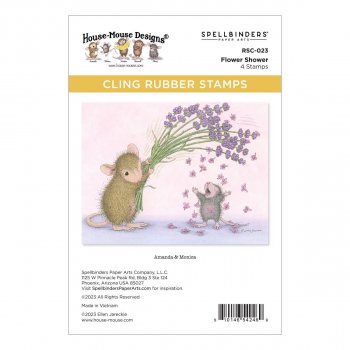 <img class='new_mark_img1' src='https://img.shop-pro.jp/img/new/icons20.gif' style='border:none;display:inline;margin:0px;padding:0px;width:auto;' />Stampendous House Mouse Cling Rubber Stamp (Flower Shower, Spring Has Sprung)