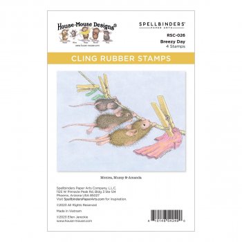 <img class='new_mark_img1' src='https://img.shop-pro.jp/img/new/icons20.gif' style='border:none;display:inline;margin:0px;padding:0px;width:auto;' />Stampendous House Mouse Cling Rubber Stamp (Breezy Day, Spring Has Sprung)