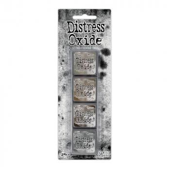 <img class='new_mark_img1' src='https://img.shop-pro.jp/img/new/icons14.gif' style='border:none;display:inline;margin:0px;padding:0px;width:auto;' />Tim Holtz Distress Mini Oxide インクパッド 4ピース Kit #12