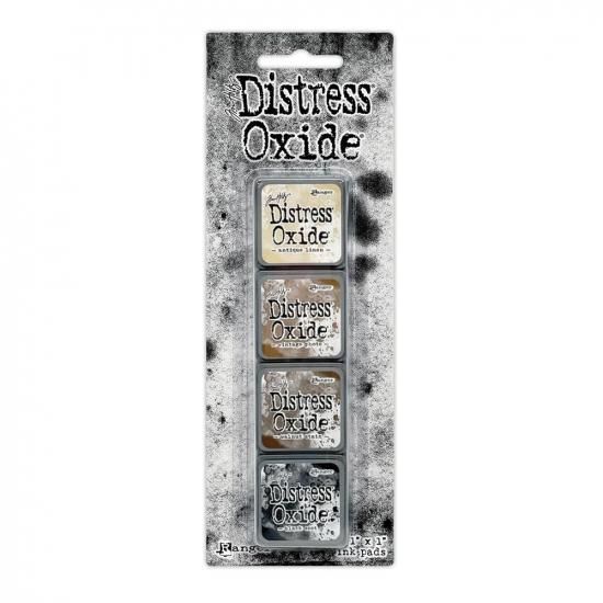 Tim Holtz Distress Mini Oxide インクパッド 4ピース Kit #6