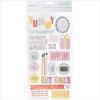 ☆ [American Crafts] Dear Lizzy Fine & Dandy Thickers Shape Stickers (Accents & Phrases) 