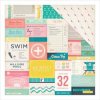 <img class='new_mark_img1' src='https://img.shop-pro.jp/img/new/icons13.gif' style='border:none;display:inline;margin:0px;padding:0px;width:auto;' />[Crate Paper] Poolside 両面 Cardstock 12インチ (Admit One) 