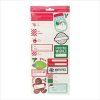 [Pebbles] Home For Christmas Cardstock Stickers 6X12 2 (Label) 