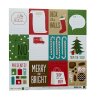 <img class='new_mark_img1' src='https://img.shop-pro.jp/img/new/icons13.gif' style='border:none;display:inline;margin:0px;padding:0px;width:auto;' />[American Crafts] Be Merry 両面 Cardstock 12インチ (Christmas Cards ) 