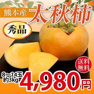 太秋柿 秀品 3kg 送料無料 熊本県産 | 熊本グルメ市場