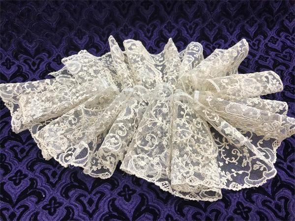 アンティークレース チュール刺繍レース - 西洋骨董・アンティーク レース・ドール