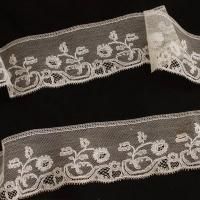 アンティークコットン リネン レース刺繍 女性 三角パーツ マーガブ 16枚 アンティークコットン リネン レース刺繍 女性 三角パーツ