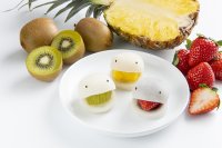 【冷蔵】季節の妖怪フルーツ大福（苺・キウイ・パイナップル）6個入りの商品画像