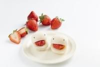 平成レトロ きてぃ 和菓子 根付けストラップ どら焼きいちご大福