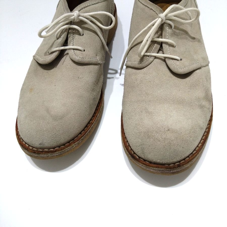 ADAM KIMMEL（ アダムキメル ）スウェ―ドプレントゥ―シューズ BEIGE（ ベージュ ）43（ ～28cm ) MADE IN ITALY　 「 USED ] - 『ROOTS』 IMPORT CLOTHS 通販