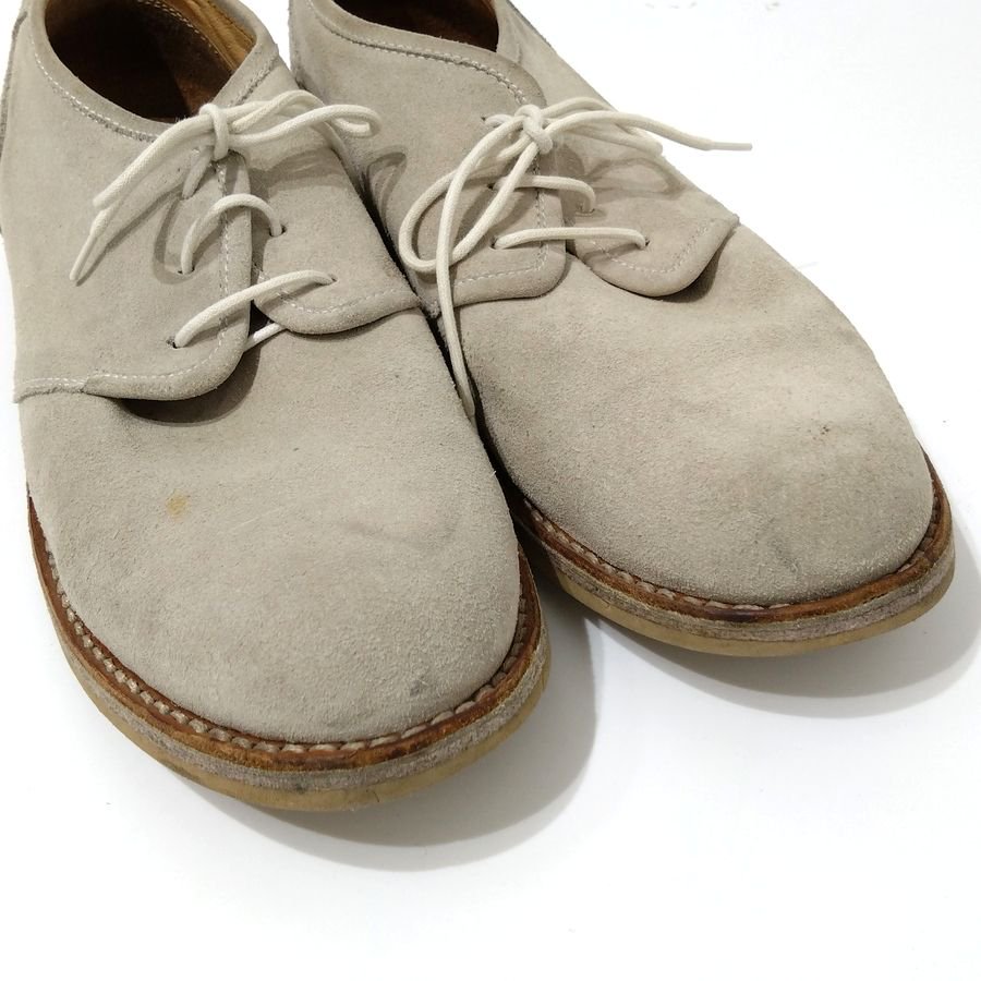 ADAM KIMMEL（ アダムキメル ）スウェ―ドプレントゥ―シューズ BEIGE（ ベージュ ）43（ ～28cm ) MADE IN ITALY　 「 USED ] - 『ROOTS』 IMPORT CLOTHS 通販