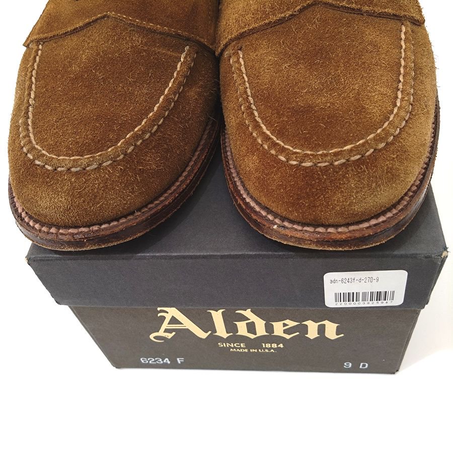 ALDEN（オールデン）スエード ローファー 9D (27.5cm) [ USED ] - 『ROOTS』 IMPORT CLOTHS 通販