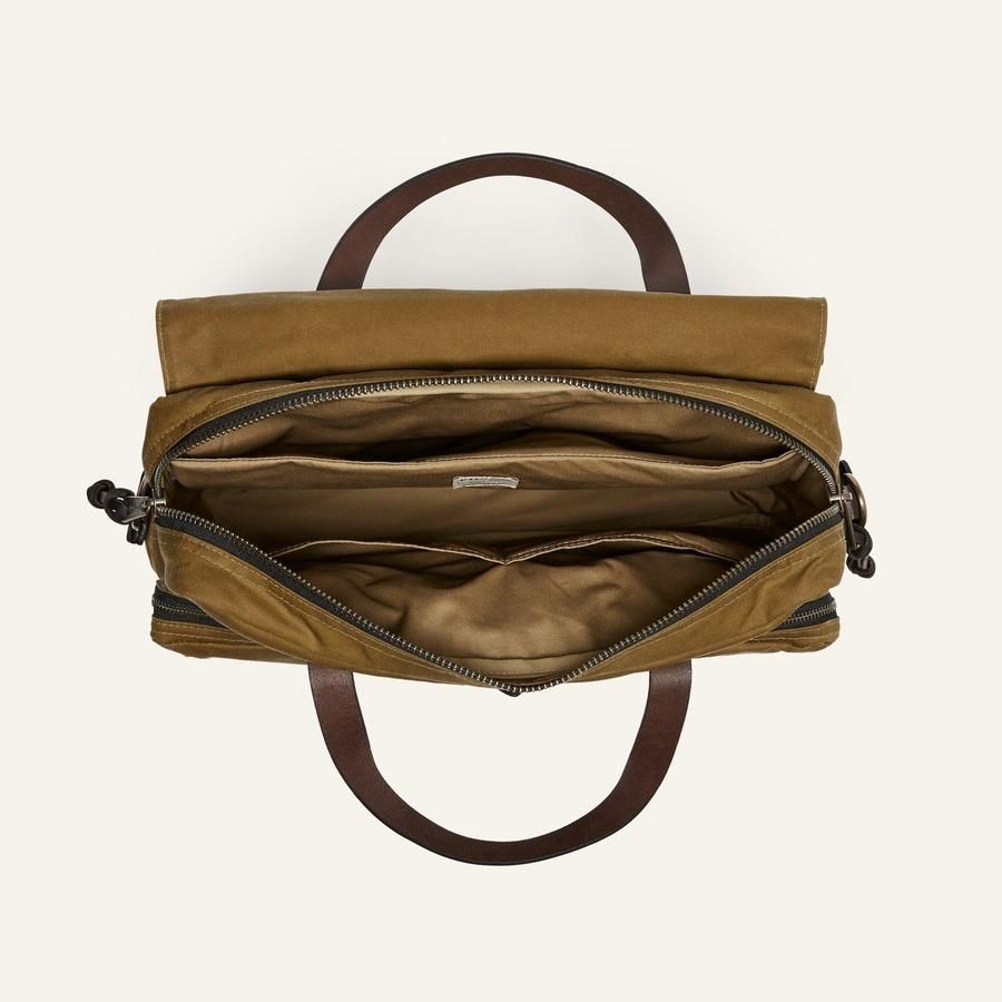 FILSON(フィルソン) 24-HOUR TIN CLOTH BRIEFCASE DARK TAN / 24