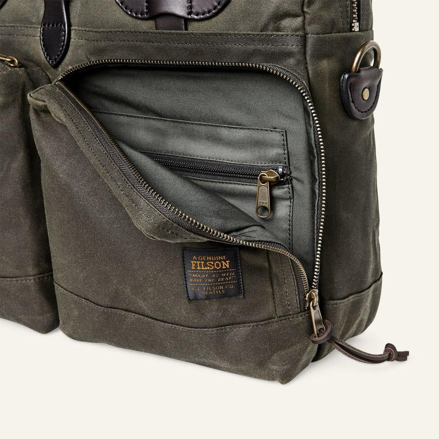 FILSON(フィルソン) 24-HOUR TIN CLOTH BRIEFCASE DARK TAN / 24