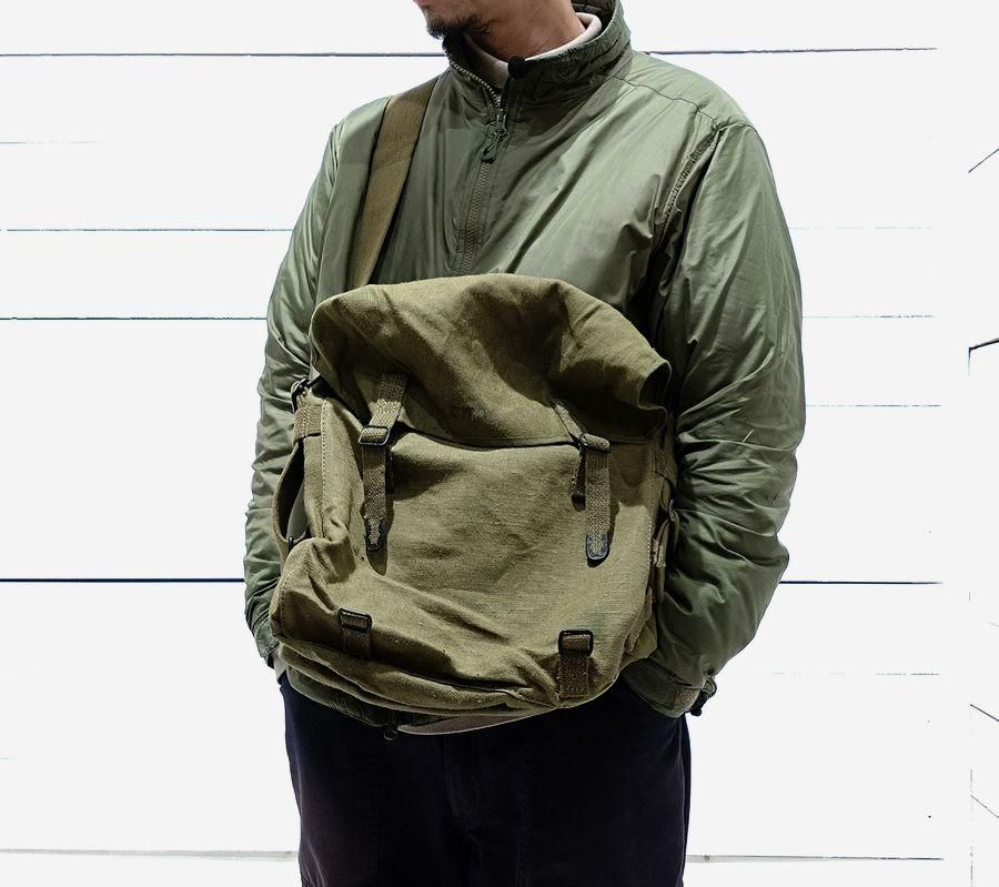 50s French Army Linen Sholder Bag (フレンチアーミー リネン
