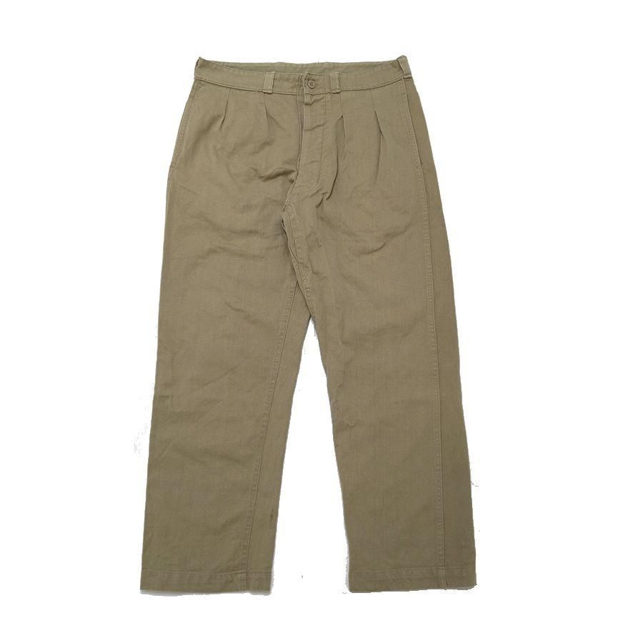 50～60s FRENCH MILITARY M52 CHINO PANTS 35 / フレンチ