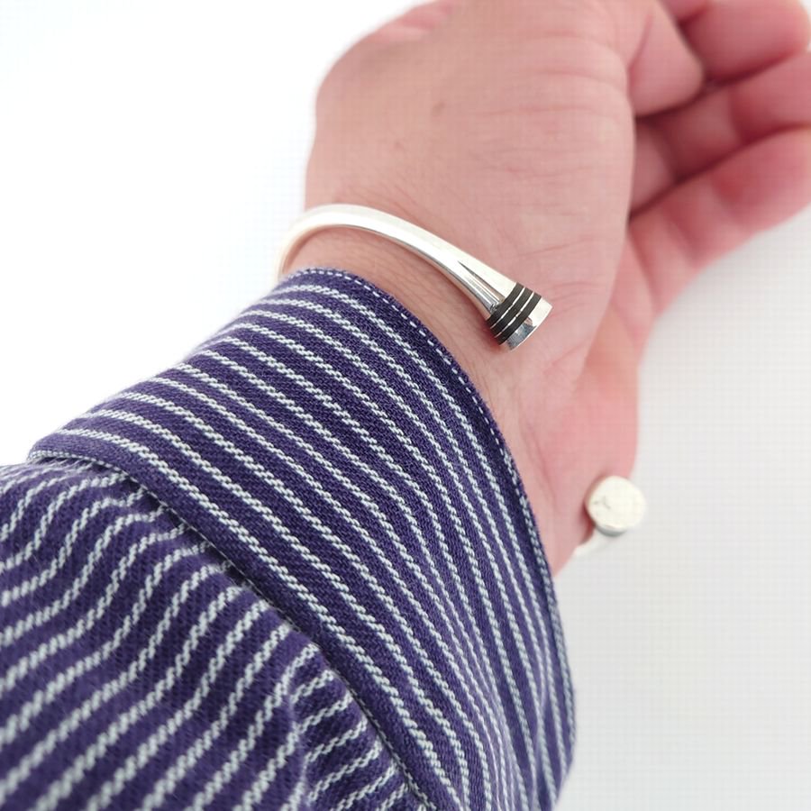 モロッコ シンプルな銀の指輪 銀細工職人 オーダーメイド 1点もの - リング