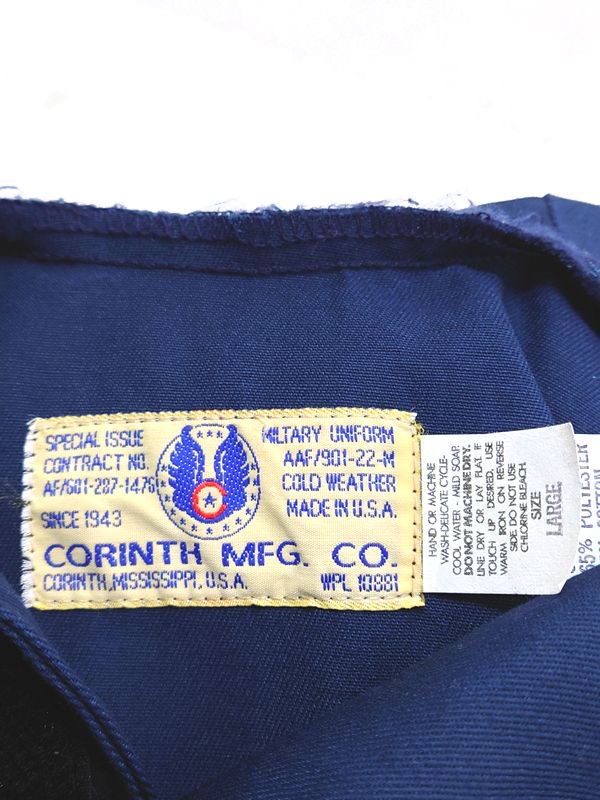 ９０ｓ Deadstock CORINTH(コリンス）アノラックパーカー NAVY（ ネイビー ) アメリカ製 / United Pioneer co  Lサイズ made in USA - 『ROOTS』 IMPORT CLOTHS 通販