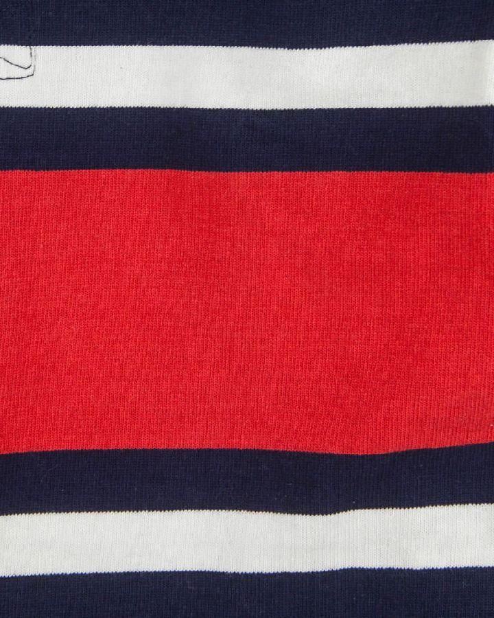 BARBARIAN（バーバリアン）ラガーシャツ - Collegiate Stripe