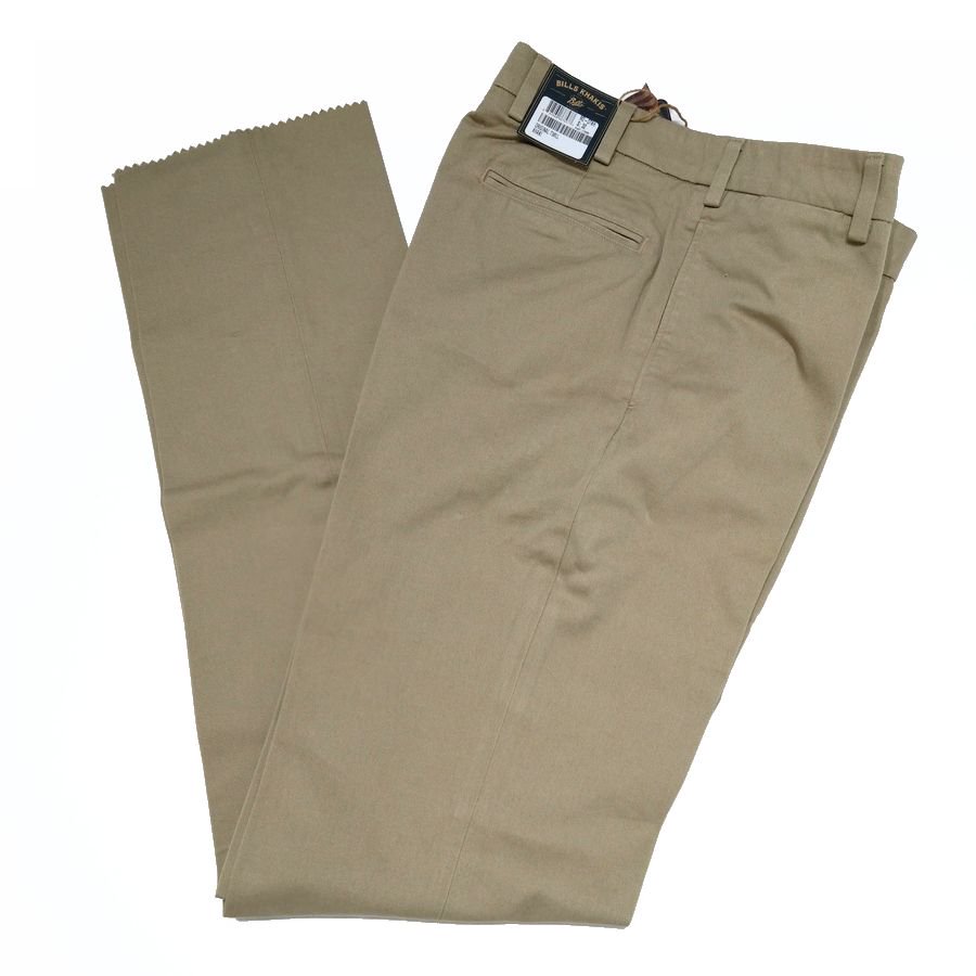 ビルズカーキ（ Bills Khakis ) M-2 CHINO PANTS ( チノパンツ ）ノータック Khaki（ カーキ )　 W30、31、32インチ - 『ROOTS』 IMPORT CLOTHS 通販