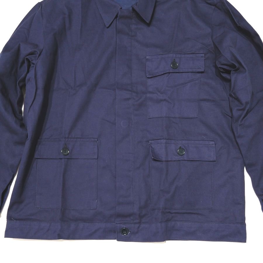 DEAD STOCK ITALIA M.M. ( MARINA MILITARE ) WORK JACKET / イタリア海軍 ワークジャケット　 NAVY（ネイビー）L - 『ROOTS』 IMPORT CLOTHS 通販