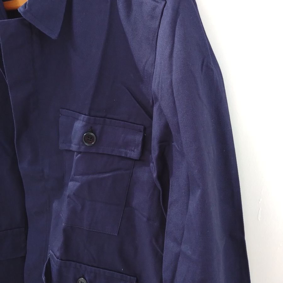 DEAD STOCK ITALIA M.M. ( MARINA MILITARE ) WORK JACKET / イタリア海軍 ワークジャケット　 NAVY（ネイビー）L - 『ROOTS』 IMPORT CLOTHS 通販