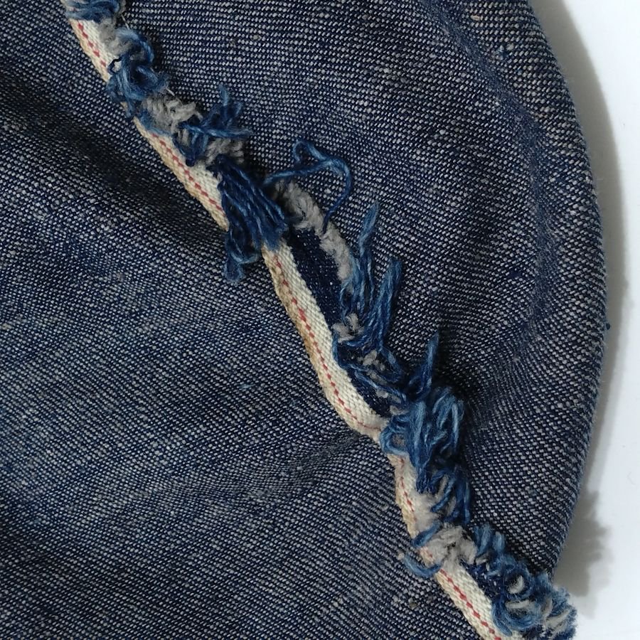 1940～50s DENIM LAUNDRY BAG（デニム ランドリーバッグ）赤耳、青耳