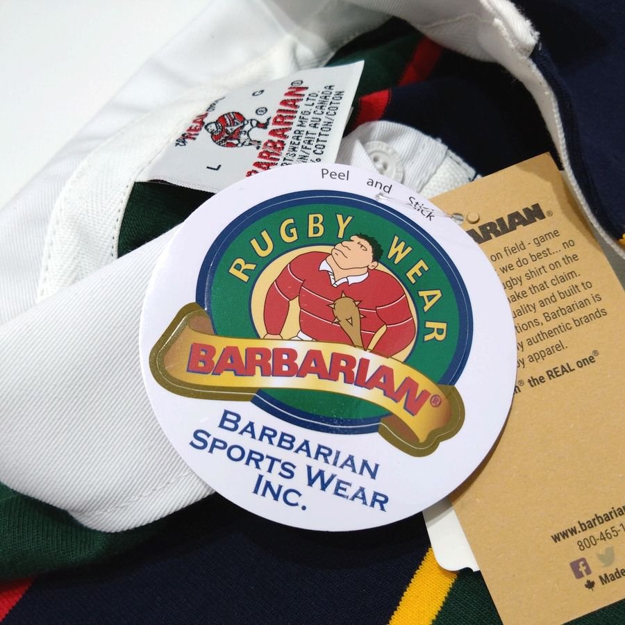 BARBARIAN（バーバリアン）8oz Rugby（ 8オンス半袖ラガーシャツ