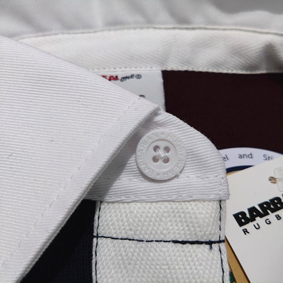 BARBARIAN（バーバリアン）12oz ラガーシャツ オルタネイティングストライプ（ ネイビー × ハーバード ）ジャパンスペック カナダ製  2023 AW - 『ROOTS』 IMPORT CLOTHS 通販