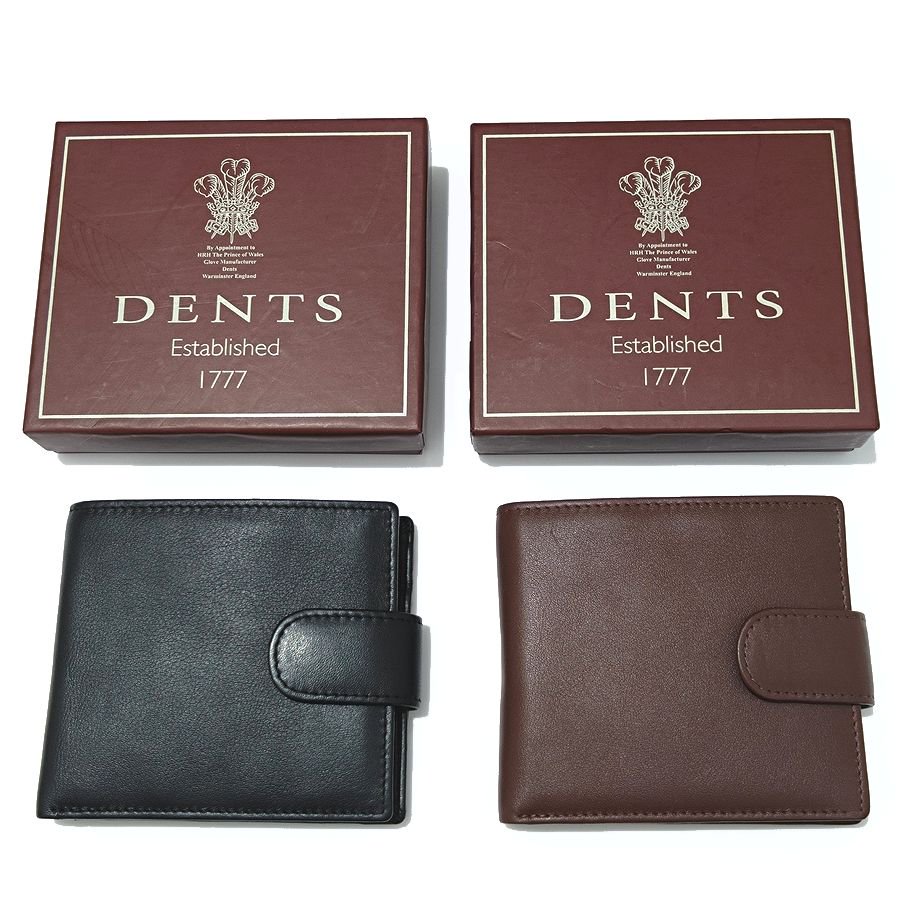 DENTS ( デンツ ) WALLET ( 財布 ) MODEL：AVON  - Coin Bifold Wallet/ 2COLOR