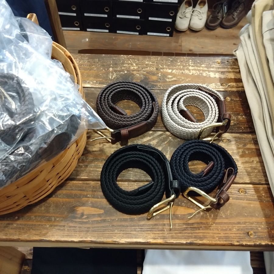 ROMA BELT,England / REGENT BELT COMPANY (レジェントベルトカンパニー）ローマベルト メッシュベルト W30 /  4COLOR エラスティックベルト イギリス製 - 『ROOTS』 IMPORT CLOTHS 通販