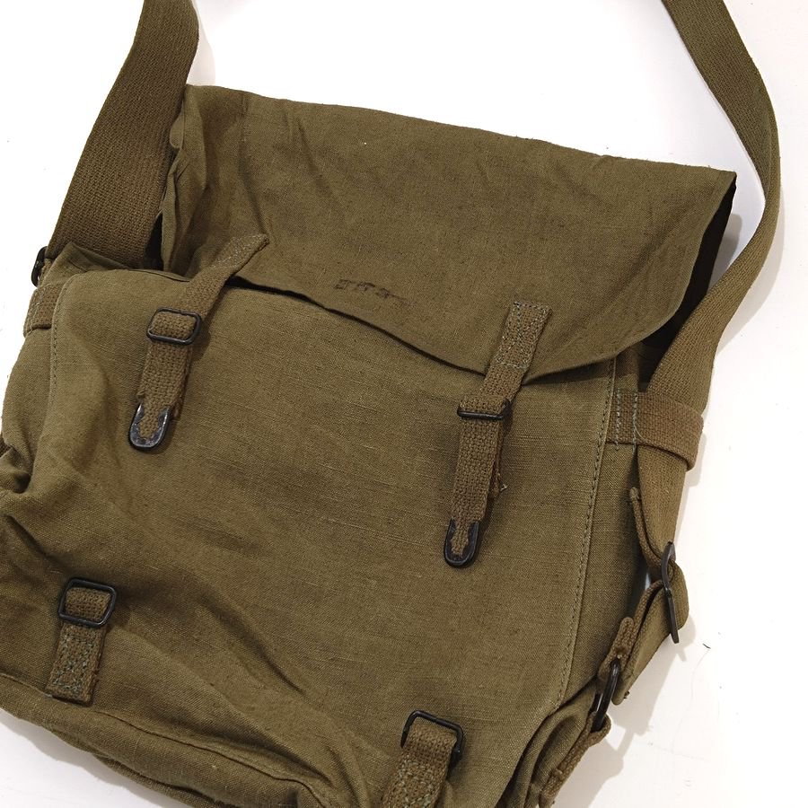 50s French Army Linen Sholder Bag (フレンチアーミー リネン 