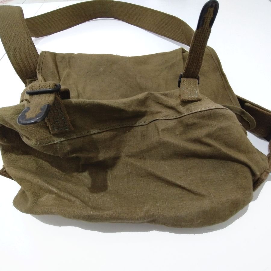 50s French Army Linen Sholder Bag (フレンチアーミー リネン 