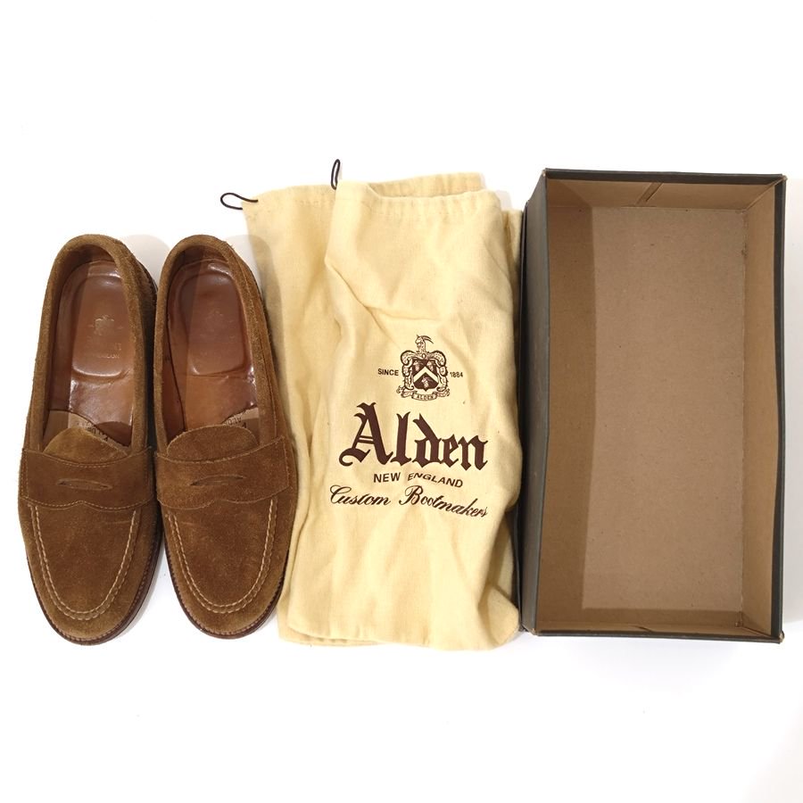 ALDEN（オールデン）スエード ローファー 9D (27.5cm) [ USED ] - 『ROOTS』 IMPORT CLOTHS 通販