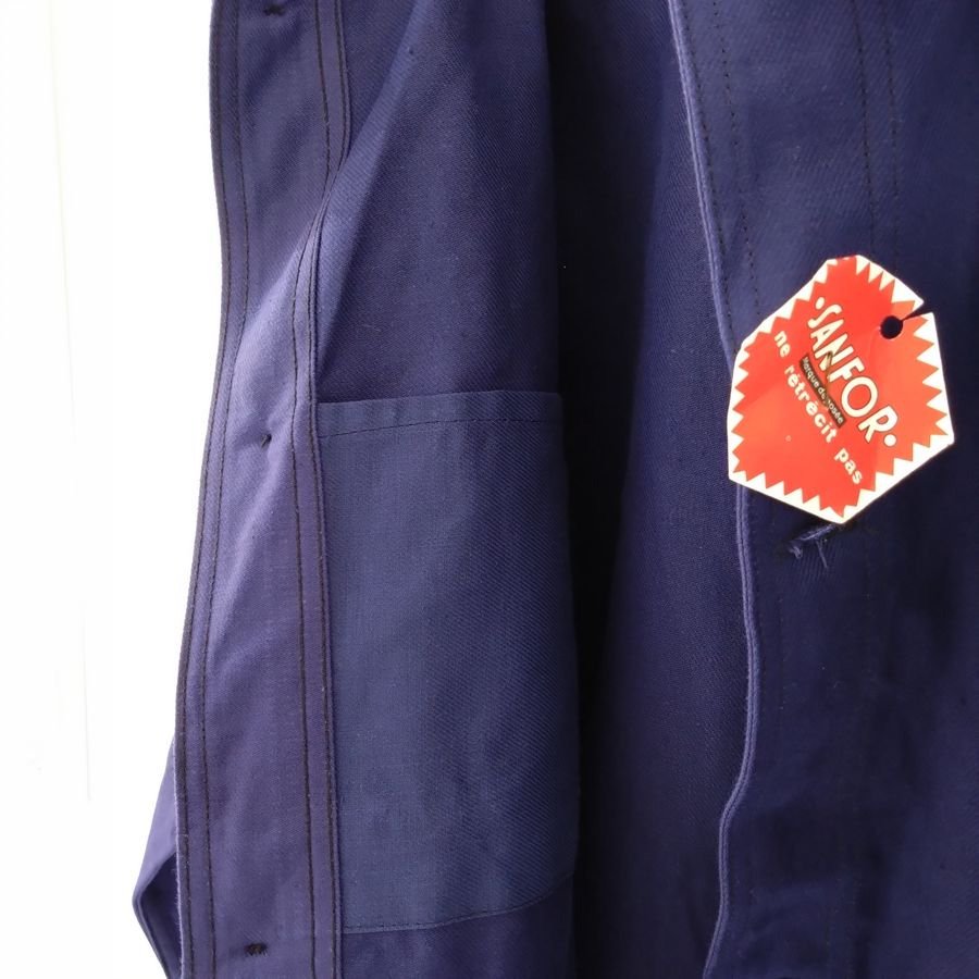60s DEADSTOCK FRENCH WORK COTTON TWILL JACKET（フレンチワーク 