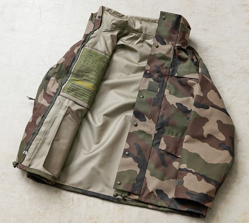 フランス軍 CCE CAMO WATERPROOF JACKET (CCEカモ ウォータープルーフジャケット）フィールドパーカ 4ポケット 3サイズ【 DEADSTOCK】 - 『ROOTS』 IMPORT CLOTHS 通販