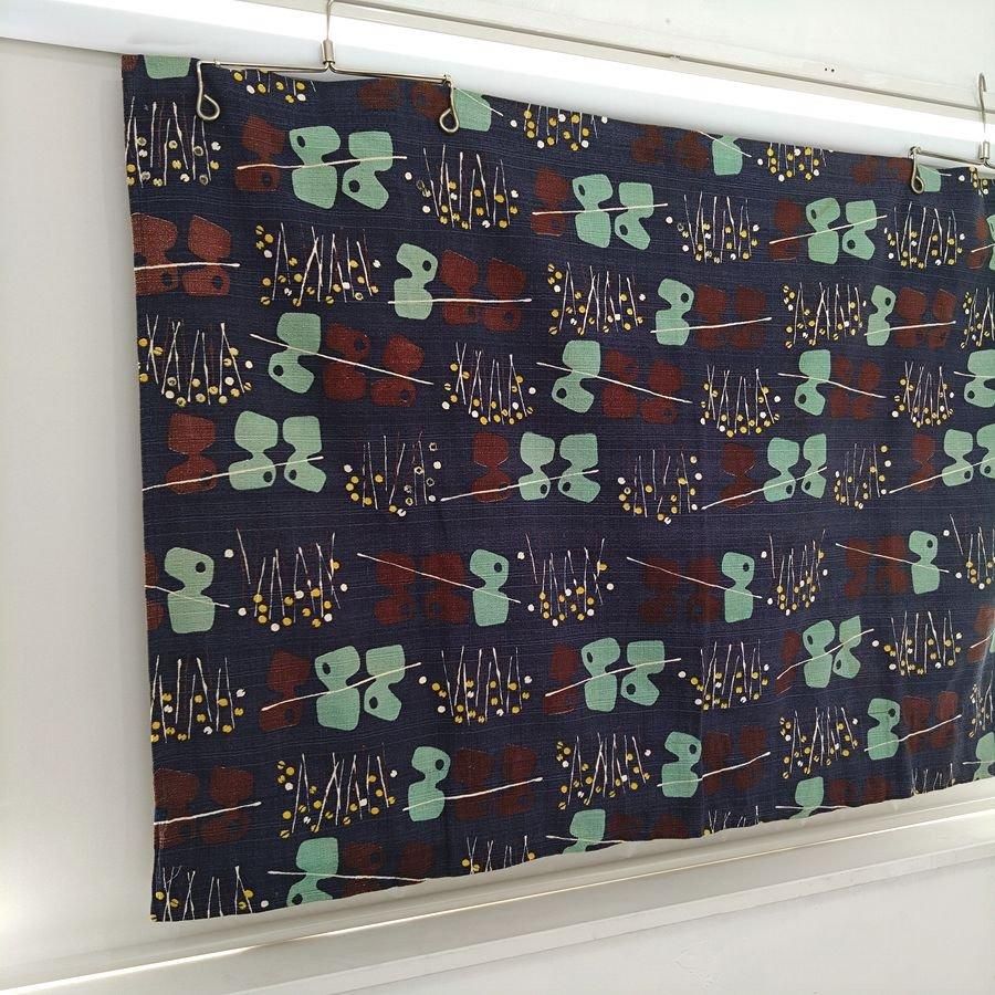 50sATMIC (アトミック柄) カーテンクロス USA / 115×74cm