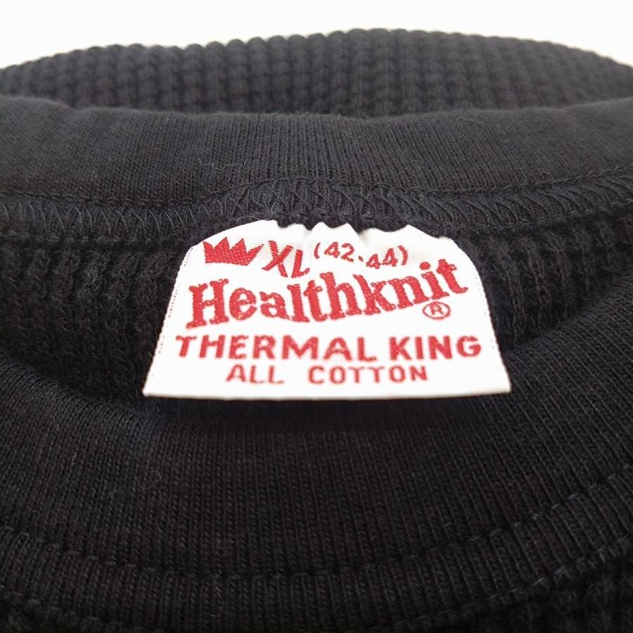HEALTHKNIT(ヘルスニット) サーマルキングワッフル クルーネック