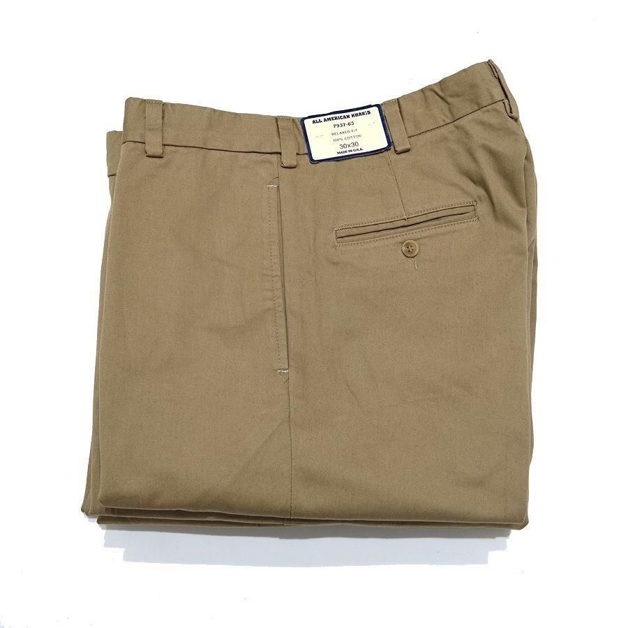 ALL AMERICAN KHAKIS ツータックチノ ベージュ 30 All American Khakis オールアメリカンカーキーズ 8.5 oz