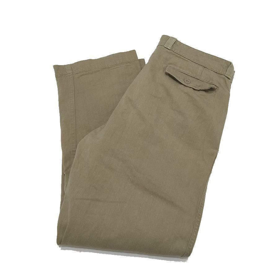 <img class='new_mark_img1' src='https://img.shop-pro.jp/img/new/icons12.gif' style='border:none;display:inline;margin:0px;padding:0px;width:auto;' />5060s FRENCH MILITARY M52 CHINO PANTS  35 / եߡ ġå ΥѥġUSED
