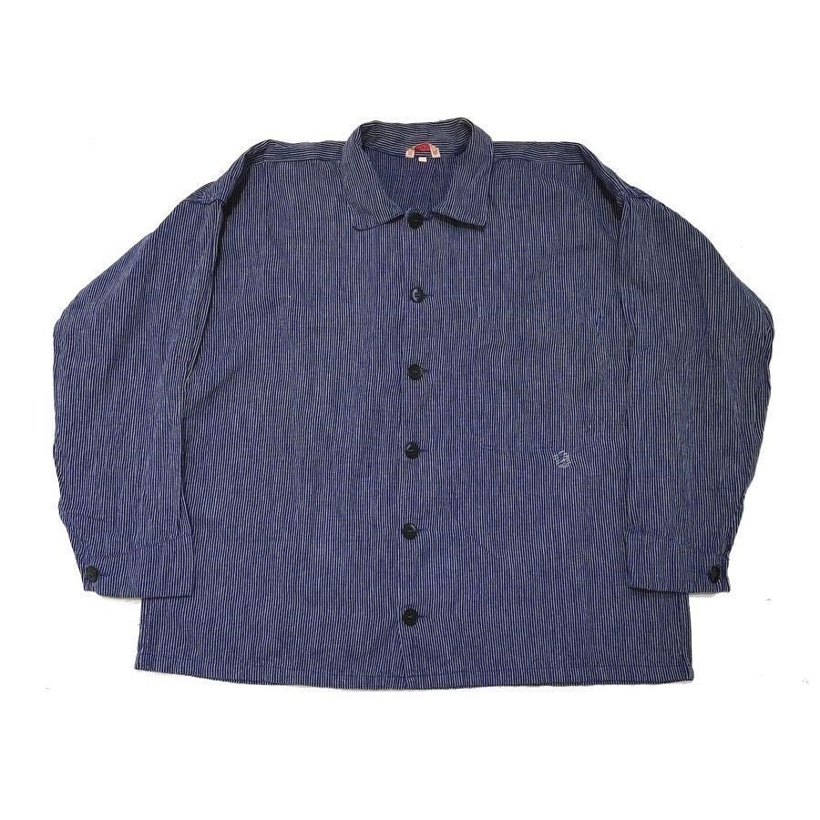 60s FRENCH STRIPE SHIRTS(フレンチストライプシャツ) 50(M程)【USED】