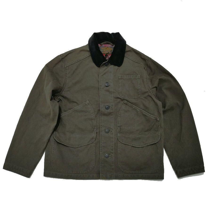 <img class='new_mark_img1' src='https://img.shop-pro.jp/img/new/icons12.gif' style='border:none;display:inline;margin:0px;padding:0px;width:auto;' />FILSON(フィルソン)CANVAS OUTFITTER JACKET / キャンバス アウトフィッター ジャケット / グレー