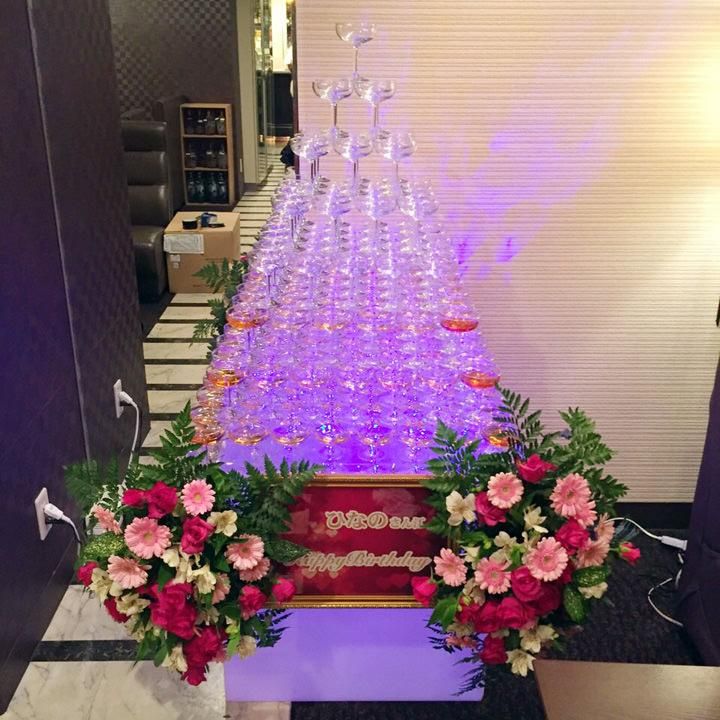 レア シャンパングラス 豪華フラワー 上品ワイングラス ペア☆レア 豪華カップ シャンパン グラス